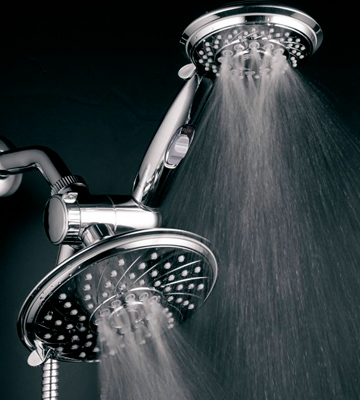 HotelSpa 6''/4'' Face Combo Ultra-Luxury Rainfall Shower-Head/Handheld Shower - Bestadvisor