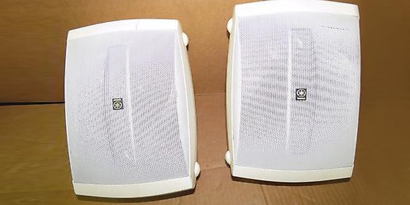 Yamaha NS-AW150WH 2-Way Indoor/Outdoor Speakers in the use - Bestadvisor