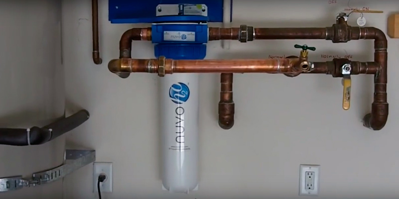 Nuvo H20 DPHB Home Water Softener System in the use - Bestadvisor