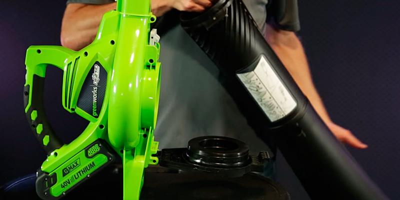 Review of GreenWorks (24322) Cordless Leaf Blower & Vacuum, 4Ah Battery and Charger Included