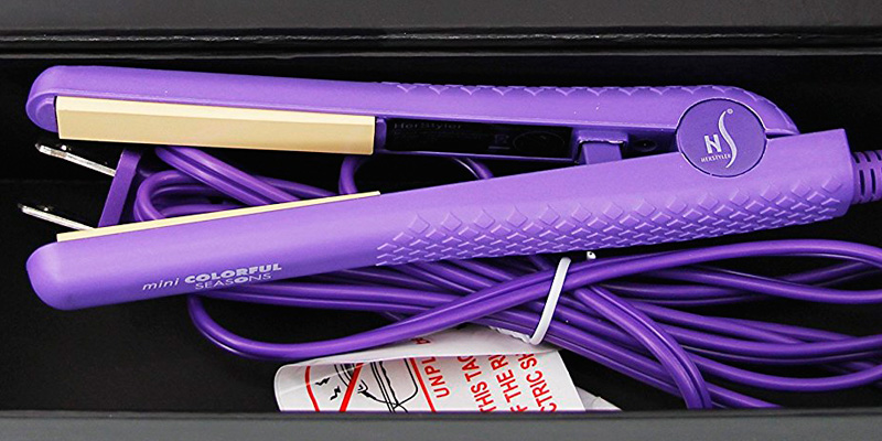 Review of HerStyler Colorful Seasons Mini Ceramic Flat Iron