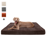 Furhaven Traditional Orthopedic Rectangular Mattress Dog Bed