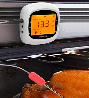 Soraken 4 Probes Wireless Meat Thermometer for Grilling, Bluetooth Meat Thermometer - Bestadvisor