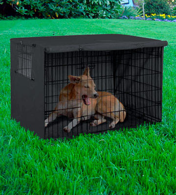 Explore Land Dog Crate Cover Durable Polyester Pet Kennel Cover Universal Fit - Bestadvisor