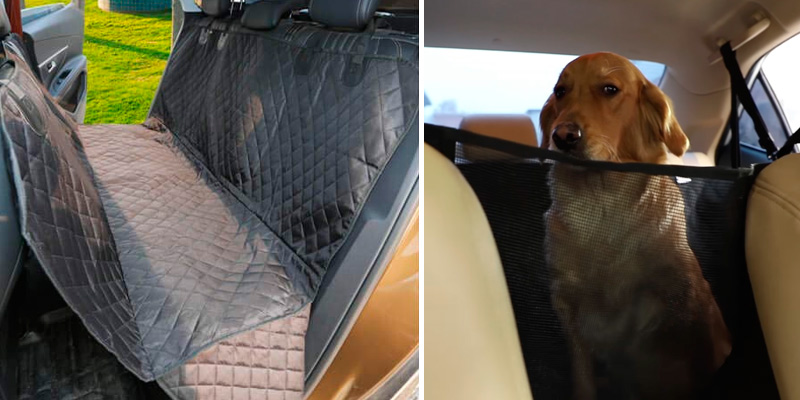 Review of Vailge Dog Seat Cover for Back Seat, 100% Waterproof Dog Car Seat Covers