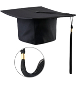 TINKSKY Unisex Adult Graduation Cap with Tassel Adjustable