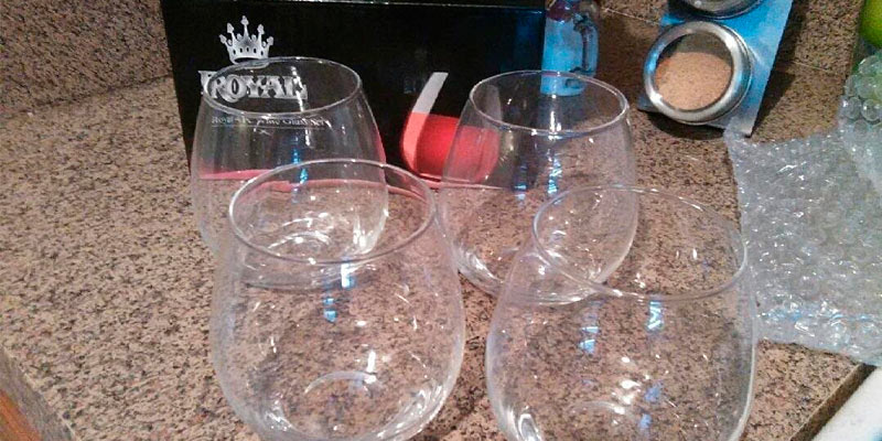 Royal Stemless Wine Glass Set application - Bestadvisor