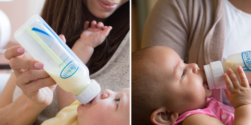 Review of Dr. Brown's (8oz 4-Pack) Silicone Options+ Anti-Colic Baby Bottles