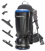 Powr-Flite BP6S Comfort Pro Backpack Vacuum Cleaner