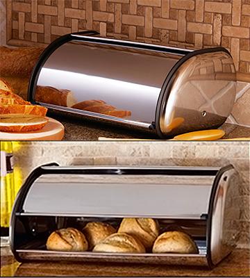 Home-it Swing Down Stainless Steel Bread Box - Bestadvisor