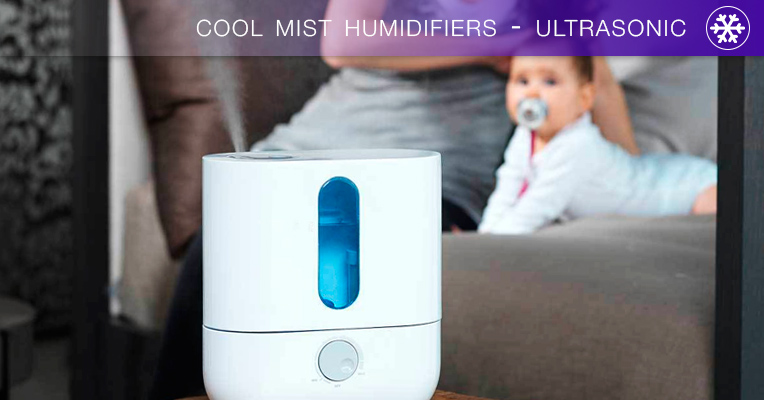 Ultrasonic cool mist humidifier