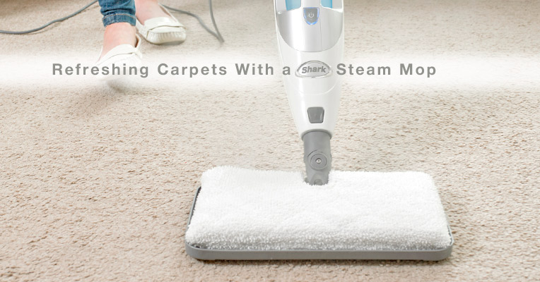 Shark steamp mop used on carpets