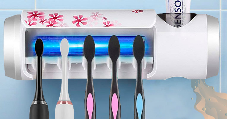 UV Toothbrush holder