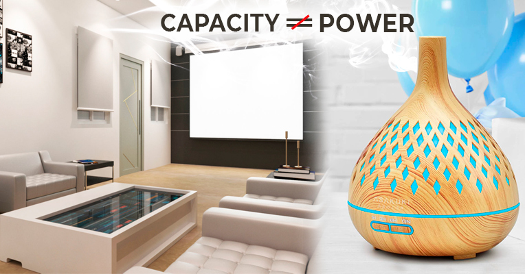 Larger capacity doesn't mean more power
