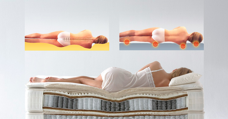 Latex mattresses provide better support for your back