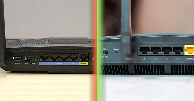 Ports Available in Linksys and Netgear Routers