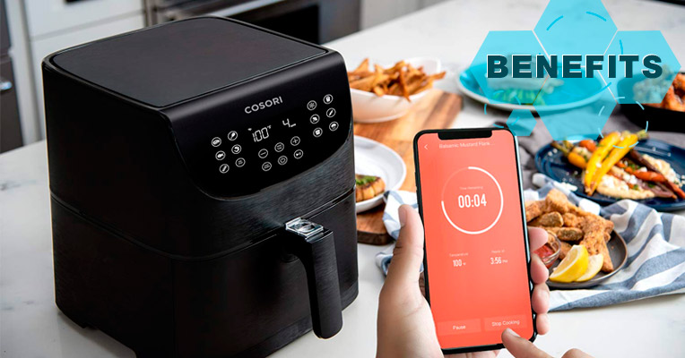 Benefits of cooking food in an air fryer