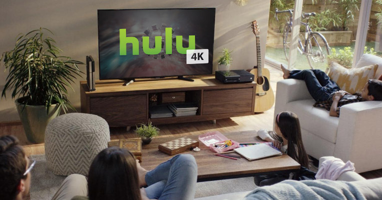 picture of someone watching hulu