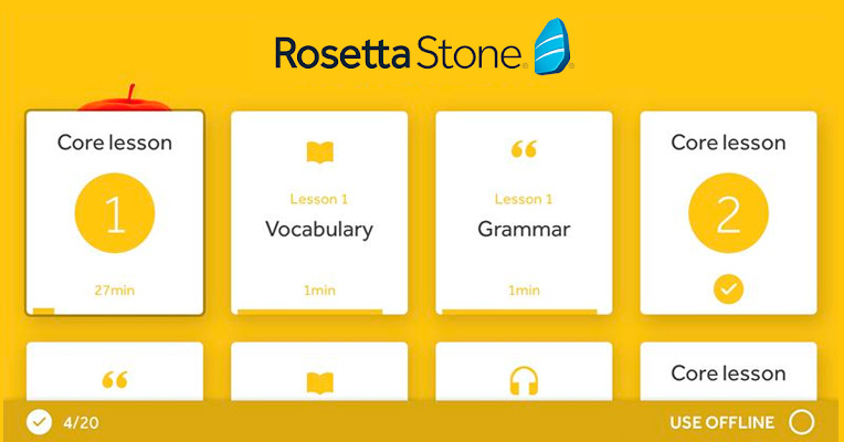 Learn new languages fast with Rosetta Stone