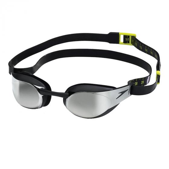 Speedo Fastskin 3 Elite Mirrored Goggle Performance Swim Goggles - Black