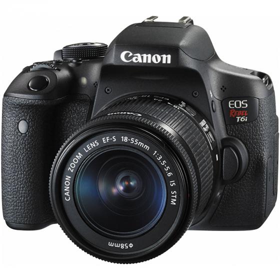 Canon EOS Rebel T6i Digital SLR with EF-S 18-55mm IS STM Lens