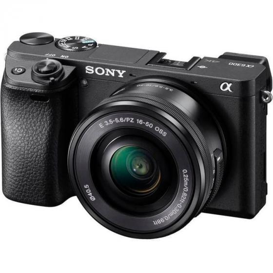 Sony Alpha a6300 Mirrorless Digital Camera with 16-50mm Lens – Black