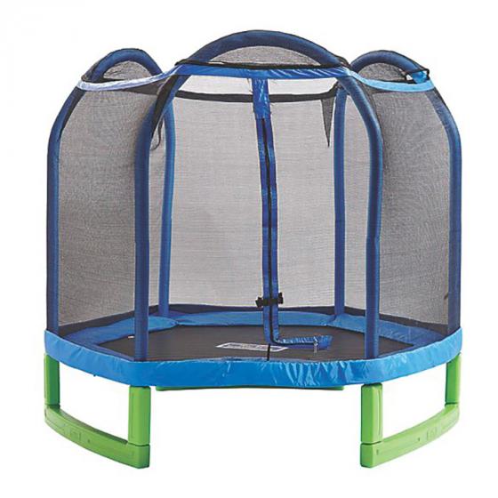 Bounce Pro 7' My First Trampoline Hexagon (Ages 3-10) for Kids