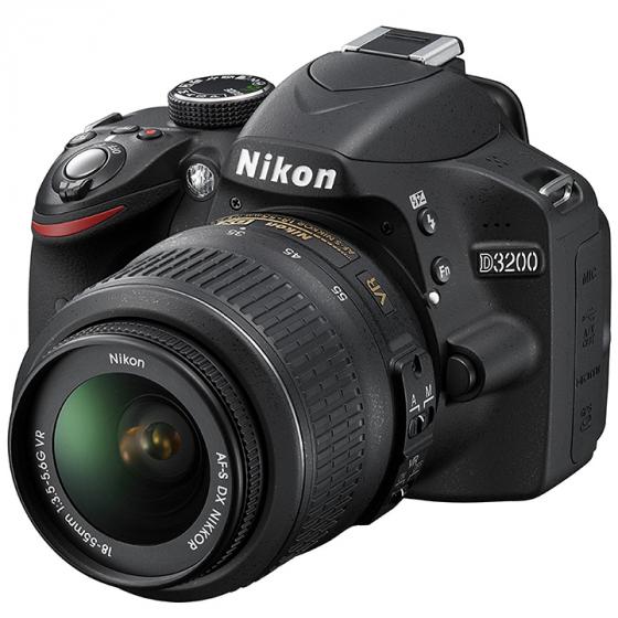 Nikon D3200-1 Digital SLR with 18-55mm f/3.5-5.6 Auto Focus-S DX VR NIKKOR Zoom Lens
