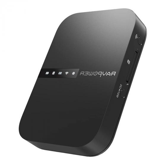 RAVPower RP-WD07 FileHub, AC750 Wireless Travel Router, Portable SD Card HDD Backup