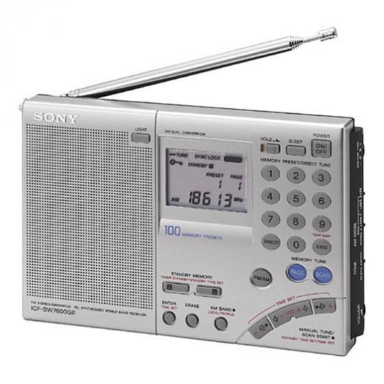 Sony ICF-SW7600GR AM/FM Shortwave World Band Receiver
