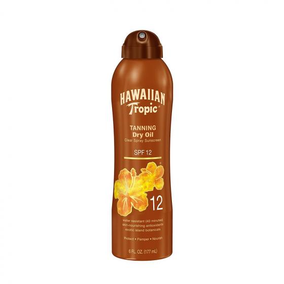 Hawaiian Tropic SPF 12 Tanning Dry Oil Spray