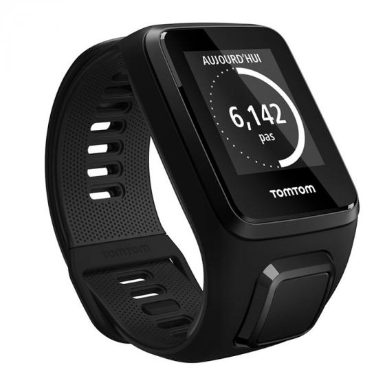 TomTom Spark 3 Cardio GPS Fitness Watch + Heart Rate Monitor (Black, Small)