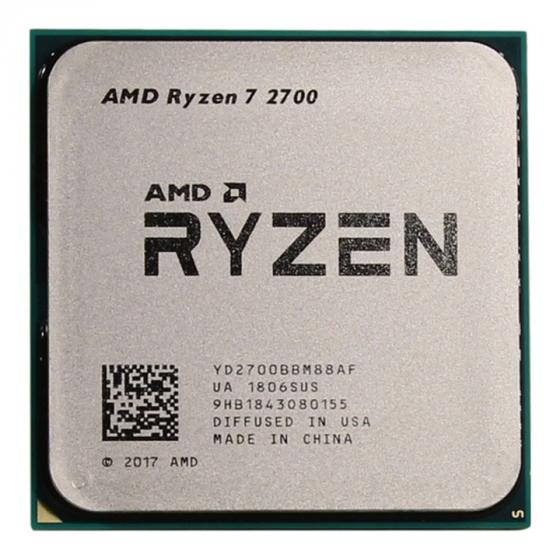 AMD Ryzen 7 2700 Processor with Wraith Spire LED Cooler