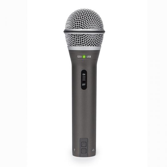 Samson Q2U USB/XLR Dynamic Microphone Recording and Podcasting Pack