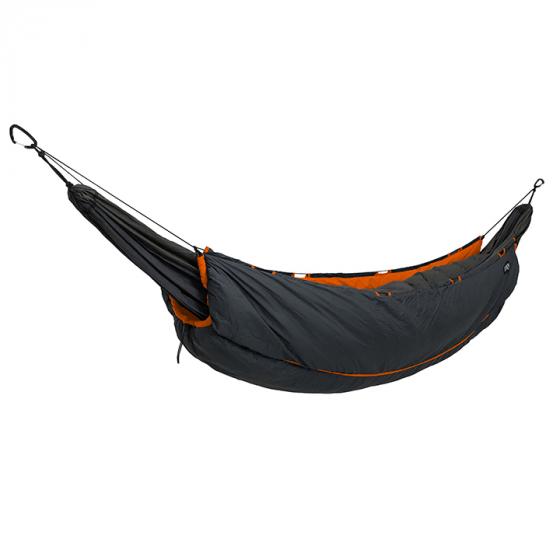 Eagles Nest Outfitters Vulcan UnderQuilt, Ultralight Camping Quilt, Orange/Charcoal