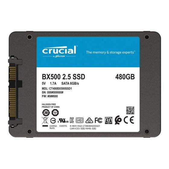 Crucial BX500 480GB 3D NAND Internal SSD