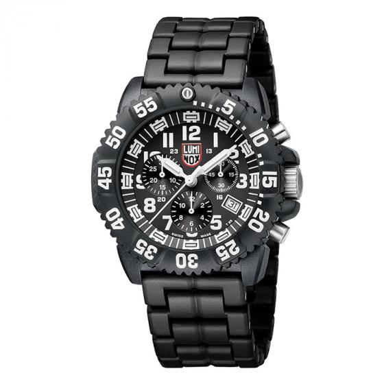 Luminox 3082 Men's Colormark Chronograph Analog Display Analog Quartz Black Watch