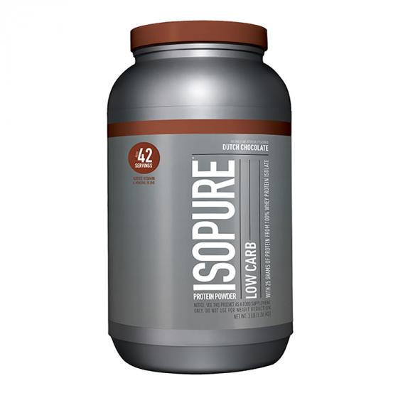 Isopure Low Carb Keto Friendly Protein Powder, 100% Whey Protein Isolate