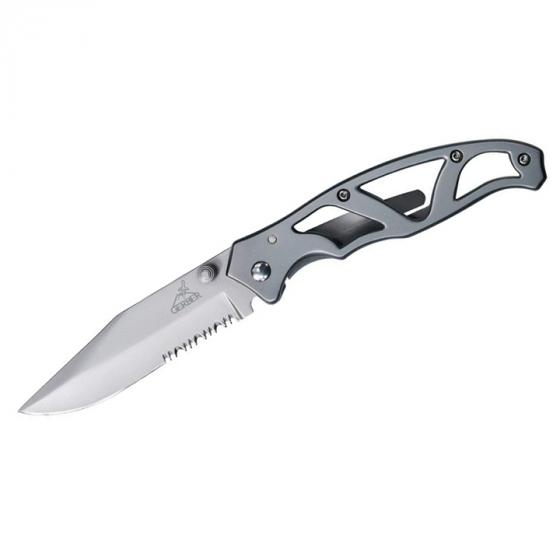Gerber Paraframe I (22-48443) Knife, Serrated Edge, Stainless Steel