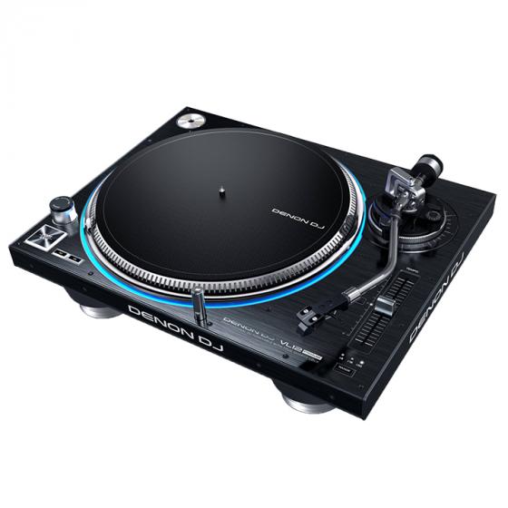 Denon VL12 Prime DJ Professional Turntable with True Quartz Lock & RGB LED Light Ring