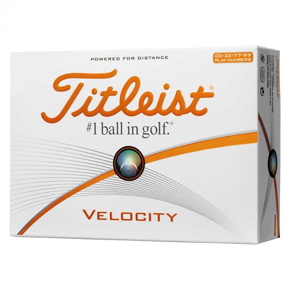 Titleist Velocity Golf Balls Dozen Box