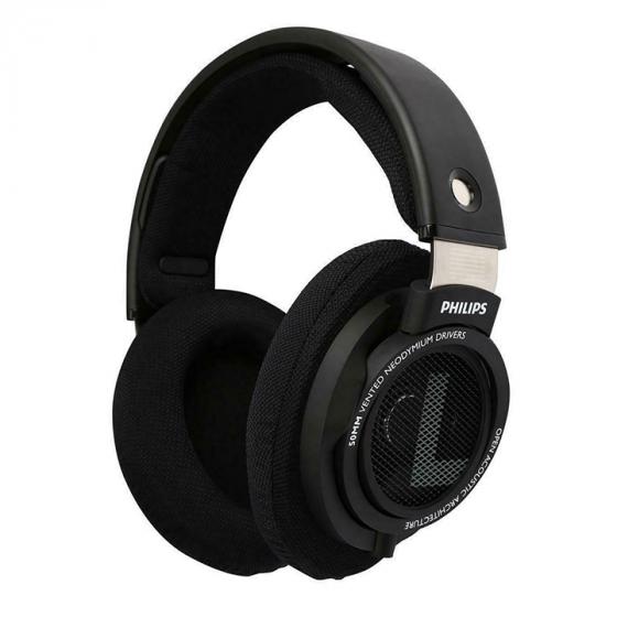 Philips SHP9500 HiFi Precision Stereo Over-Ear Headphones (Black)