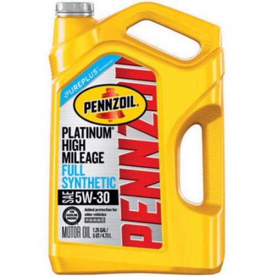 Pennzoil Platinum 5W-30 5 quart High Mileage Motor Oil