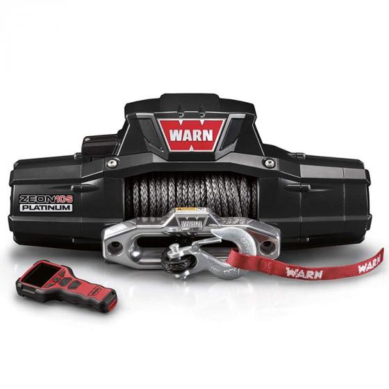 Capacity 8000 lb Warn 89305 ZEON 8-S Winch with Synthetic Rope 