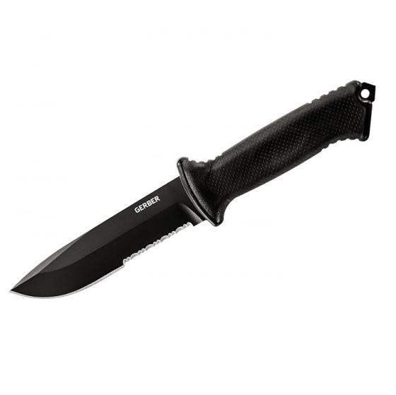 GerberGear Prodigy (22-41121) Survival Knife, Serrated Edge, Black