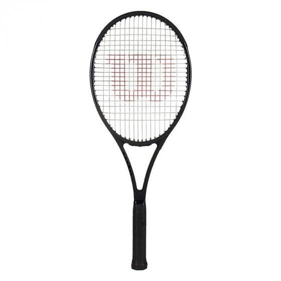 Wilson Pro Staff 97 Matte Black Midplus 16x19 Tennis Racquet Strung with Custom String Colors