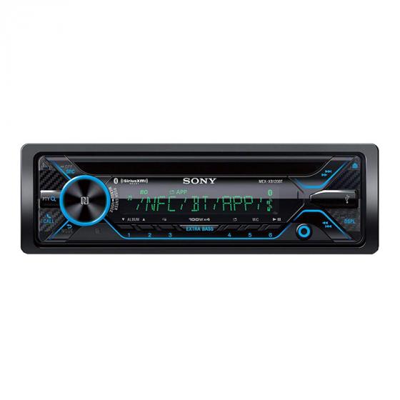Sony MEX-XB120BT Single DIN Hi-Power Bluetooth In-Dash CD/AM/FM/SiriusXM Ready Car Stereo
