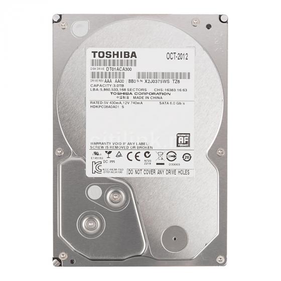 Toshiba DT01ACA300 3.5-Inch 3TB 7200 RPM Hard Drive