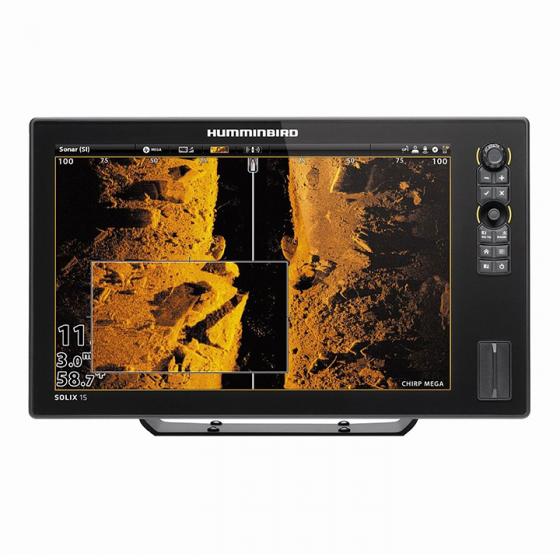 Humminbird 410420-1 Solix 15 Chirp Mega Si GPS Fishing Charts & Maps