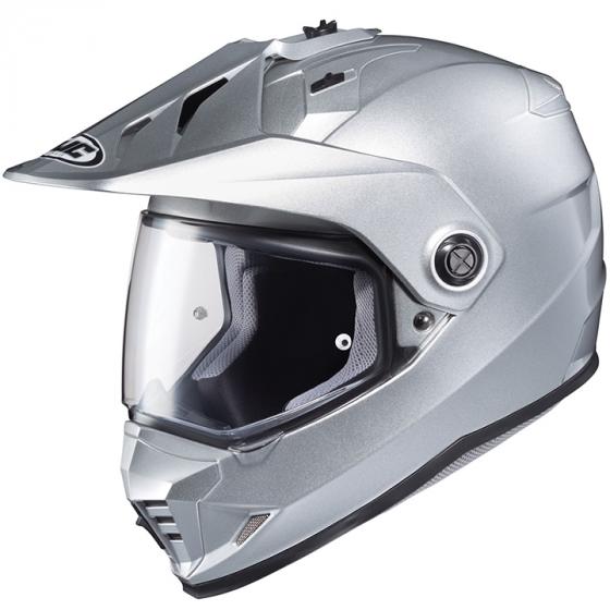 HJC DS-X1 (XF-21-510-571) Solid Helmet (Silver, X-Small)
